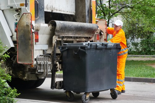Sorted construction waste for recycling